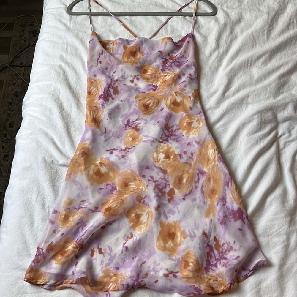 Floral mini dress